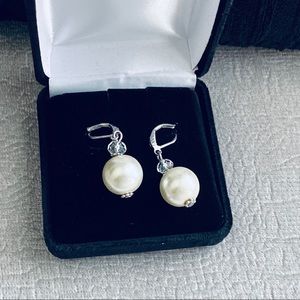 Beautiful pearl shaped earrings